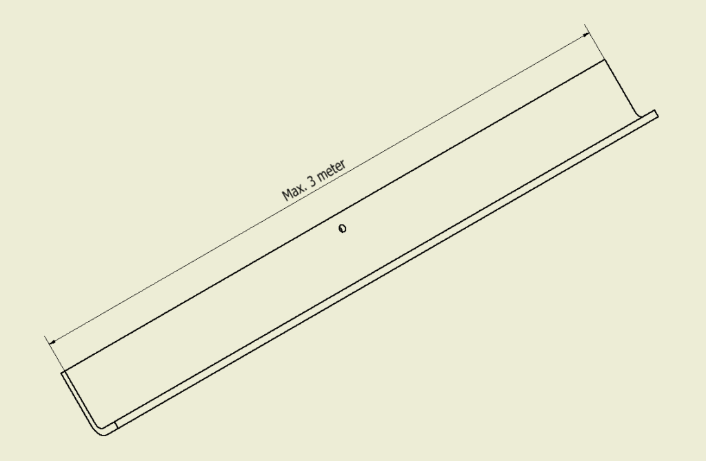 Sheet metal maximum lenght bend